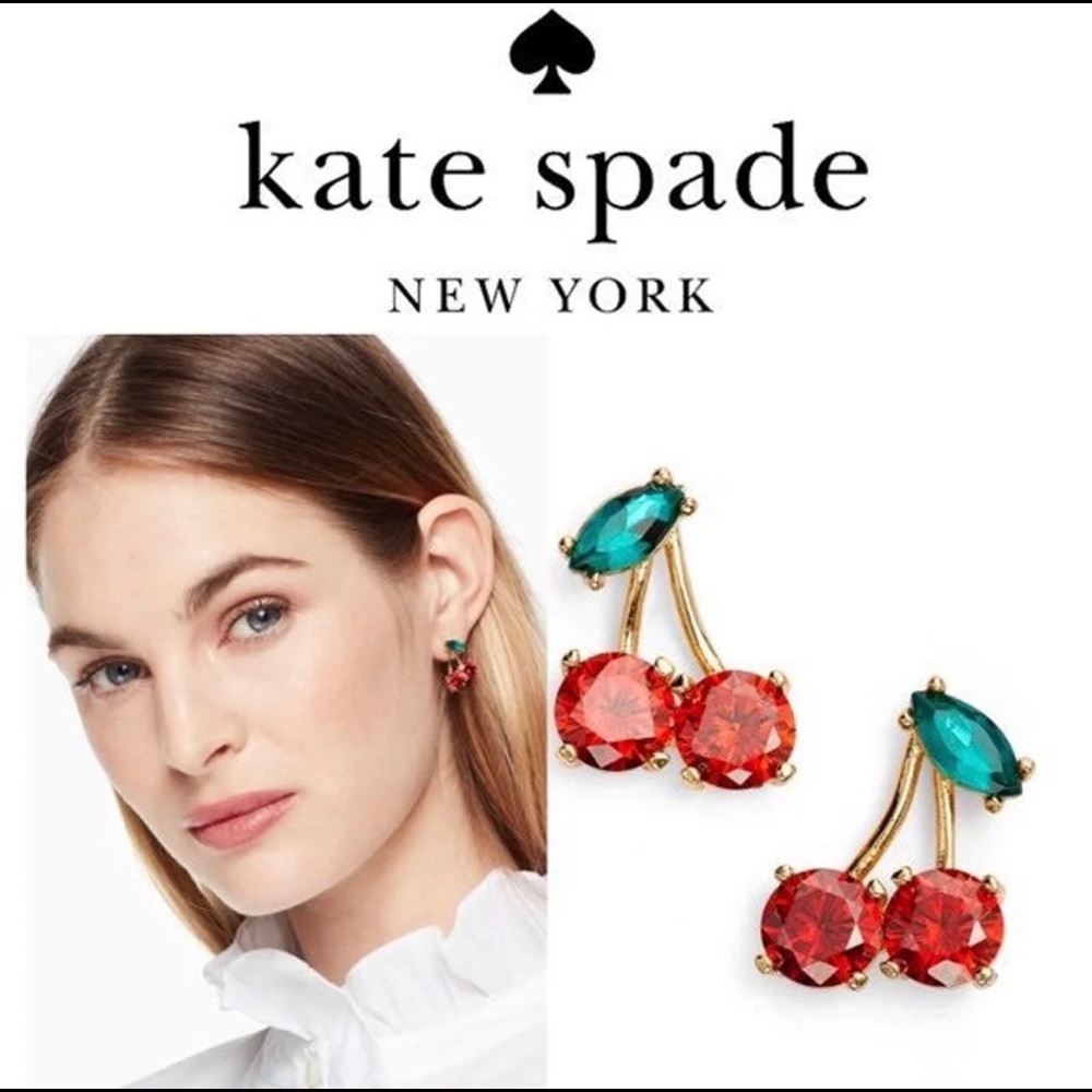 Kate Spade New York Cherry Stud Earrings.
